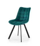 CHAIR K 332, TURQUOISE / BLACK order